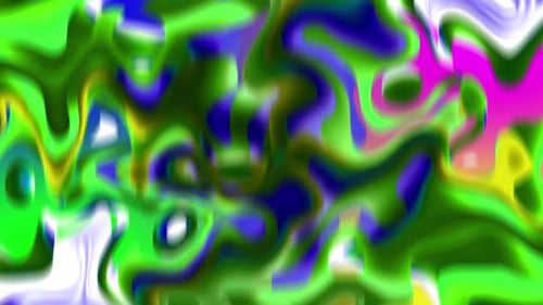 Abstract Gradient Texture Motion And Liquid Background Green Colorful Animation