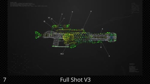 Sci-Fi Gun HUD
