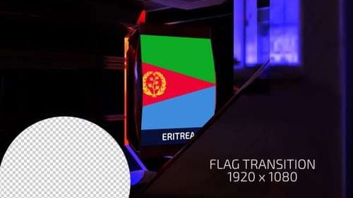 Dynamic 3D Flag Reveal Animation