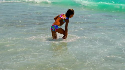 The Child is Swimming in the Sea