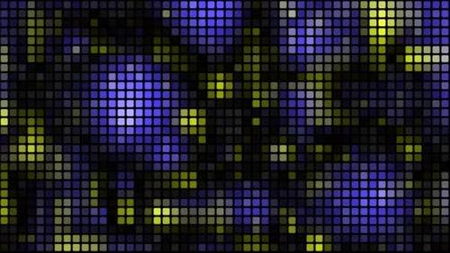 Abstract Geometric Pixel Grid Loop Background