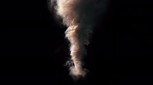 Große wirbelnde Tornado-Animation mit Alpha-Kanal
