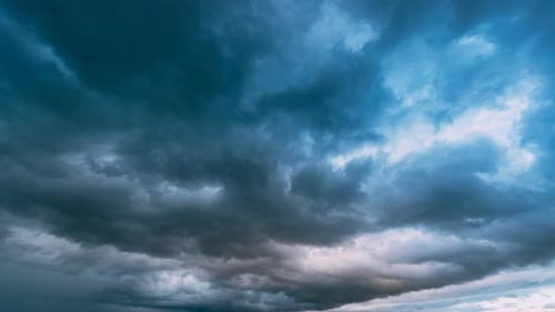 Dramatic Storm Clouds Time Lapse