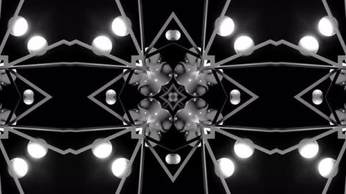 Modèles de kaléidoscope futuriste VJ Loop Mouvement psychédélique Abstrait