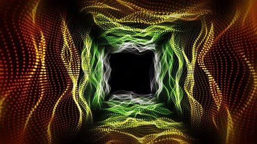 Abstract Colorful Tunnel