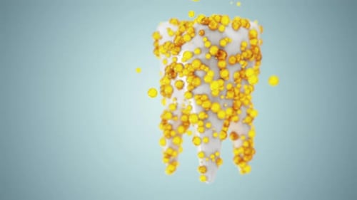 Animation conceptuelle sur le nettoyage des dents. Hygiène dentaire Fraîcheur. Bouclable.
HD