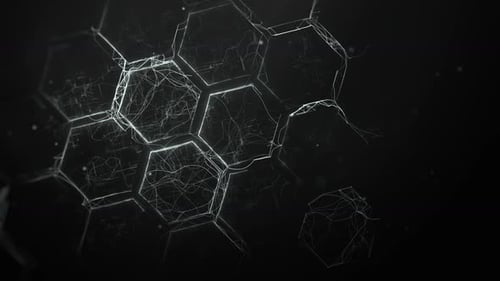 Meta Universe Polygon Shape - QHD Background