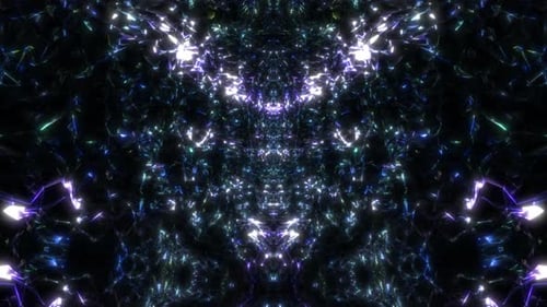 Futuristic Abstract Light Tunnel Animation