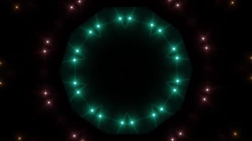 Kaleidoskop Neon-Hintergrund