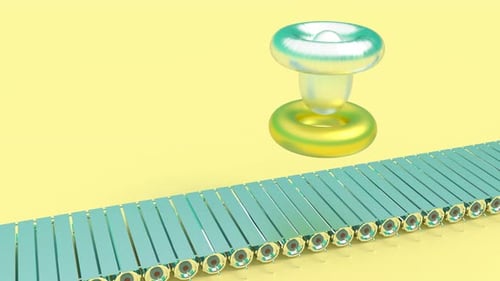 Soft Body Physics Mock Up Scene 3d Slow Motion 1000 Fps Able To Loop Seamless