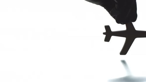 Boston Text with Geotag and Airplane