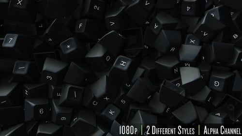 Computer Keyboard Keys Fill Screen