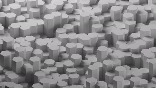 Fondo de hexágonos blancos