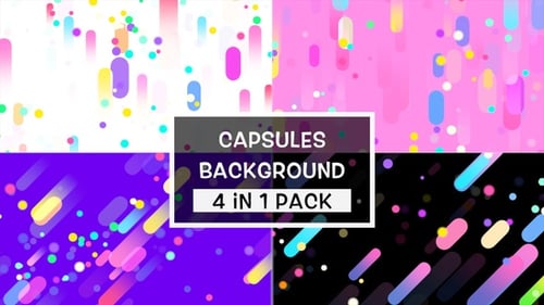 Kapsel-Hintergrund-Paket