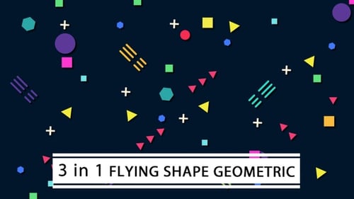 Dynamic Geometric Shapes Animated Pattern Background