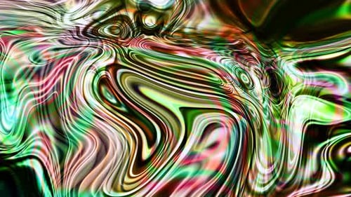 Nouvelle animation liquide lisse et brillante en arrière-plan
