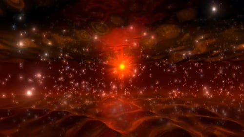 Roter Goo Sea Loop Hintergrund