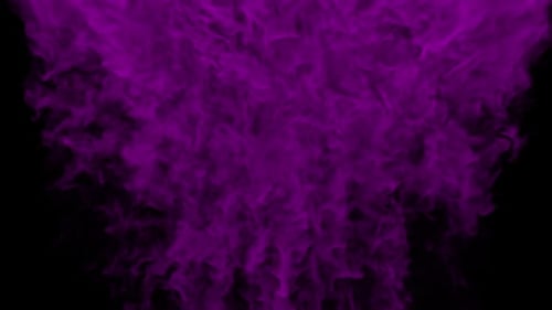 Abstract Purple Smoke Fluid Flowing Loop Motion Background