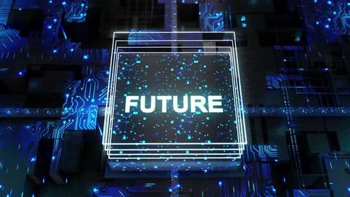 Digital Abstract Board Background Future