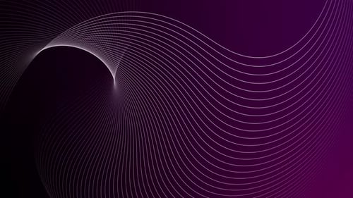 Abstract Fluid Wavy Lines Seamless Loop Motion Graphic Background