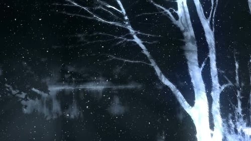 Dark Winter Art Backgrounds Package