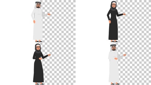 Paket „Sprechende arabische Charaktere“