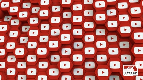 You Tube Hexagonal Background