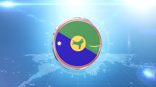 3D Futuristic Rotating Circle Frame Reveal