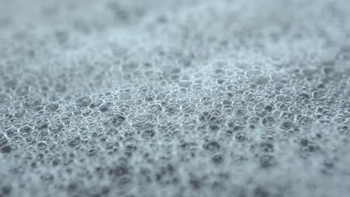 Macro Close-Up of Bubbles