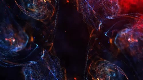 Dynamic Particle Swirl Reveal Opener