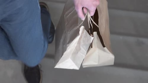 The delivery service will deliver the parcels from the grocery store to the home.