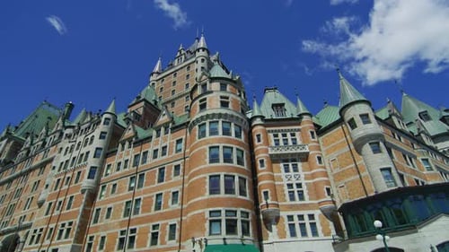 Famous Fairmont Le Château Frontenac in Quebec City