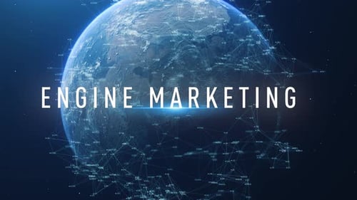 Animated Global Network Digital Marketing Title Opener