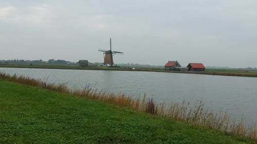 Windmill In Holland