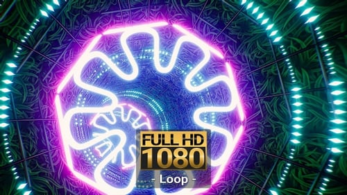 Grass Garden VJ Tunnel Full HD