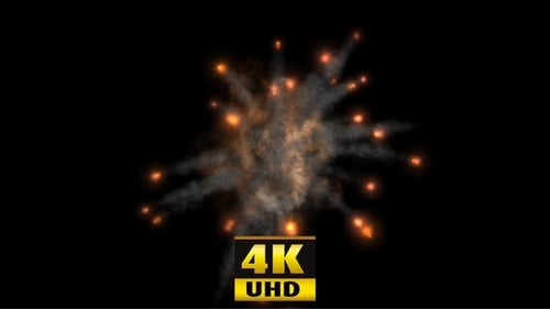 Dynamic Explosion Animation with Fire and Smoke