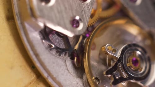 Wrist Watch Mechanism
