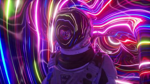 Astronaute dans la quatrième dimension