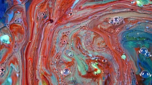 Abstract Colorful Paint Liquid Artistic Movement 36