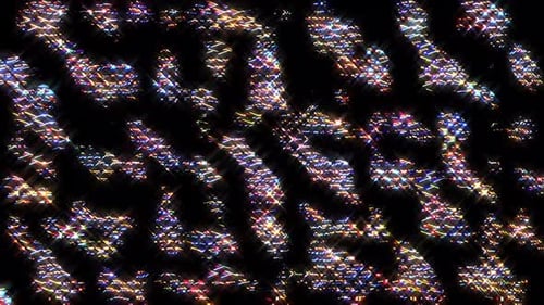 Abstract Glittering Colorful Lights Background Animation