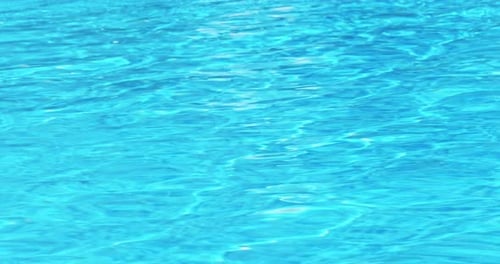 Surface of Blue Swimming Pool