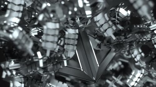 Abstract Metallic Background