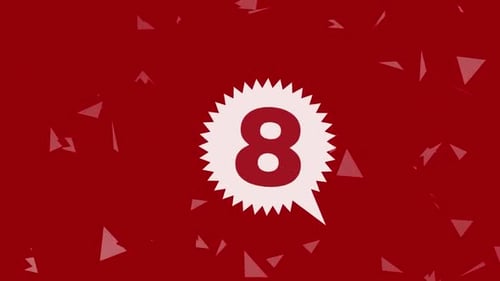 Speech Bubble Count Down 4K 02