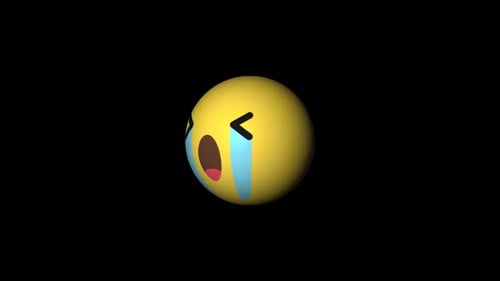 Animated 3D Crying Emoji for Digital Communication