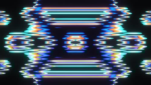 Abstract Glitch Overflow Effect VJ Loop 02