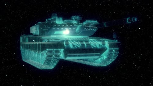 Holograma detallado del Hud del tanque 2 4k
