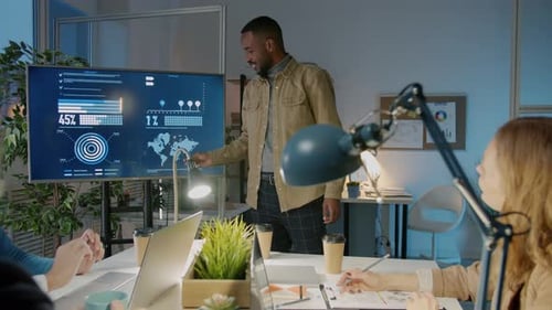 Corporate Meeting Presentation of Charts and Graphs