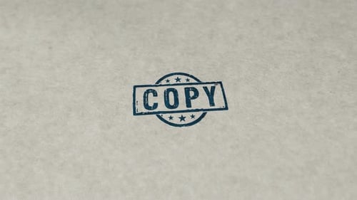 Copy stamp and stamping symbol loop