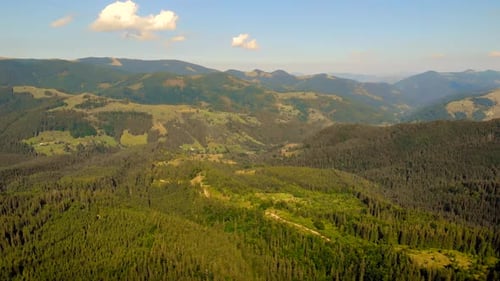 Beautiful Mountain Landscape on a Sunny Day