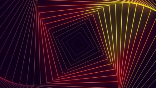 Couloir tournant hypnotique, boucle sans couture